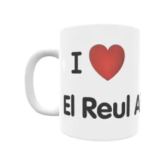 Taza - I ❤ El Reul Alto Regalo original y funcional. Taza personalizada de tu localidad.