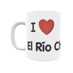 Taza - I ❤ El Río Chico Regalo original y funcional. Taza personalizada de tu localidad.