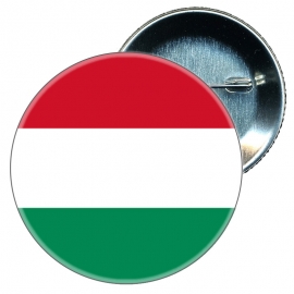 Chapa 58 mm - Hungaria - Bandera