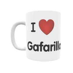 Taza - I ❤ Gafarillos Regalo original y funcional. Taza personalizada de tu localidad.