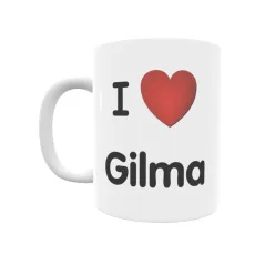 Taza - I ❤ Gilma Regalo original y funcional. Taza personalizada de tu localidad.