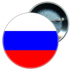 Chapa 58 mm Bandera Rusia