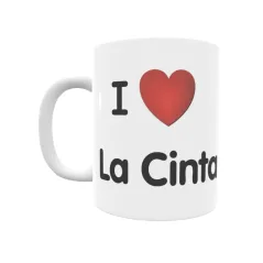 Taza - I ❤ La Cinta Regalo original y funcional. Taza personalizada de tu localidad.