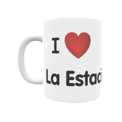 Taza - I ❤ La Estación Regalo original y funcional. Taza personalizada de tu localidad.