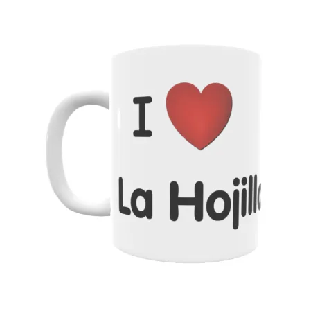 Taza - I ❤ La Hojilla Regalo original y funcional. Taza personalizada de tu localidad.