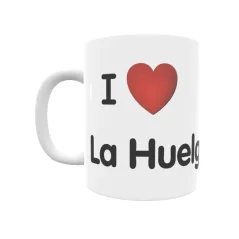 Taza - I ❤ La Huelga Regalo original y funcional. Taza personalizada de tu localidad.