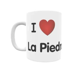 Taza - I ❤ La Piedra Amarilla Regalo original y funcional. Taza personalizada de tu localidad.