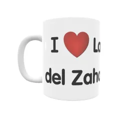 Taza - I ❤ La Piedra del Zahor Regalo original y funcional. Taza personalizada de tu localidad.