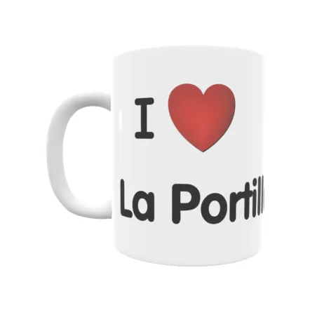 Taza - I ❤ La Portilla Regalo original y funcional. Taza personalizada de tu localidad.