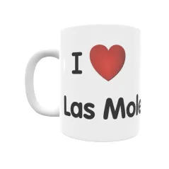 Taza - I ❤ Las Moletas Regalo original y funcional. Taza personalizada de tu localidad.