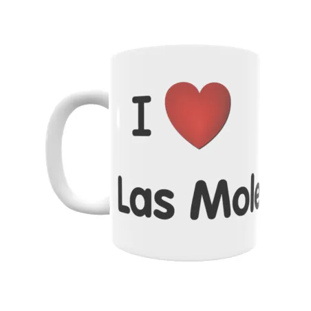 Taza - I ❤ Las Moletas Regalo original y funcional. Taza personalizada de tu localidad.