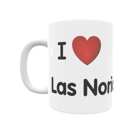 Taza - I ❤ Las Norias de Daza Regalo original y funcional. Taza personalizada de tu localidad.