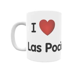 Taza - I ❤ Las Pocicas Regalo original y funcional. Taza personalizada de tu localidad.