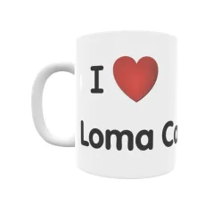 Taza - I ❤ Loma Cabrera Regalo original y funcional. Taza personalizada de tu localidad.