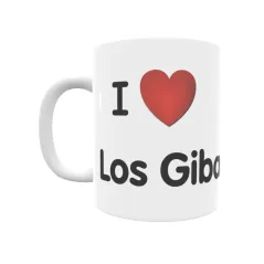 Taza - I ❤ Los Gibaos Regalo original y funcional. Taza personalizada de tu localidad.