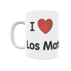 Taza - I ❤ Los Matreros Regalo original y funcional. Taza personalizada de tu localidad.