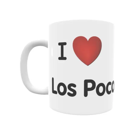 Taza - I ❤ Los Pocos Bollos Regalo original y funcional. Taza personalizada de tu localidad.