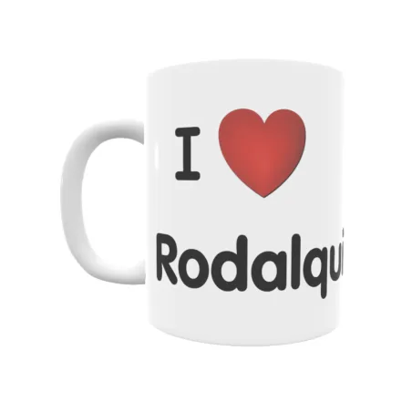 Taza - I ❤ Rodalquilar Regalo original y funcional. Taza personalizada de tu localidad.