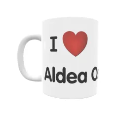 Taza - I ❤ Aldea Osebe Regalo original y funcional. Taza personalizada de tu localidad.