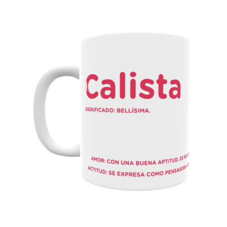 Taza - Calista
