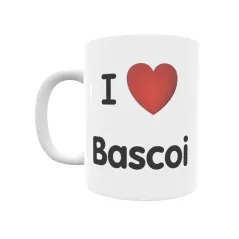 Taza - I ❤ Bascoi Regalo original y funcional. Taza personalizada de tu localidad.