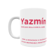 Taza - Yazmín