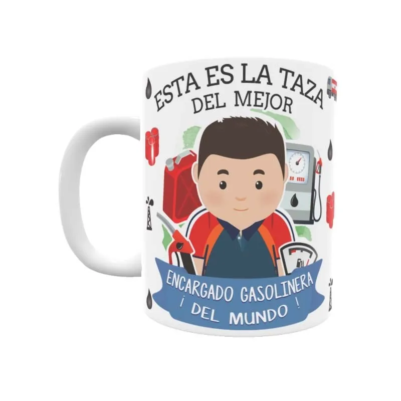 Taza Encargado de Gasolinera