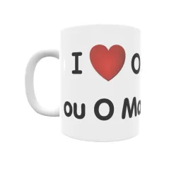 Taza - I ❤ O Xobre ou O Maño Regalo original y funcional. Taza personalizada de tu localidad.