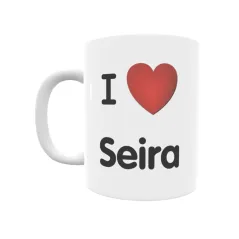 Taza - I ❤ Seira Regalo original y funcional. Taza personalizada de tu localidad.