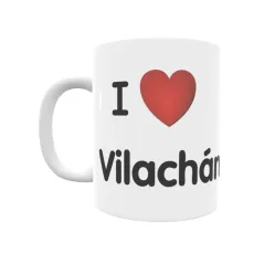 Taza - I ❤ Vilachán Regalo original y funcional. Taza personalizada de tu localidad.