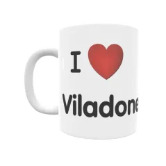 Taza - I ❤ Viladonelle Regalo original y funcional. Taza personalizada de tu localidad.