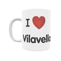 Taza - I ❤ Vilavella Regalo original y funcional. Taza personalizada de tu localidad.