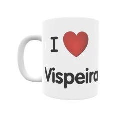 Taza - I ❤ Vispeira Regalo original y funcional. Taza personalizada de tu localidad.