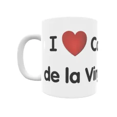 Taza - I ❤ Campillo de la Virgen Regalo original y funcional. Taza personalizada de tu localidad.