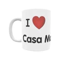 Taza - I ❤ Casa Matado Regalo original y funcional. Taza personalizada de tu localidad.