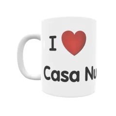 Taza - I ❤ Casa Nueva Regalo original y funcional. Taza personalizada de tu localidad.