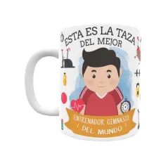 Taza personalizada con tu dedicatoria para EL mejor ENTRENADOR DE GIMNASIO