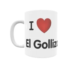 Taza - I ❤ El Gollizo Regalo original y funcional. Taza personalizada de tu localidad.