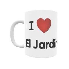 Taza - I ❤ El Jardín Regalo original y funcional. Taza personalizada de tu localidad.