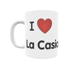 Taza - I ❤ La Casica Regalo original y funcional. Taza personalizada de tu localidad.