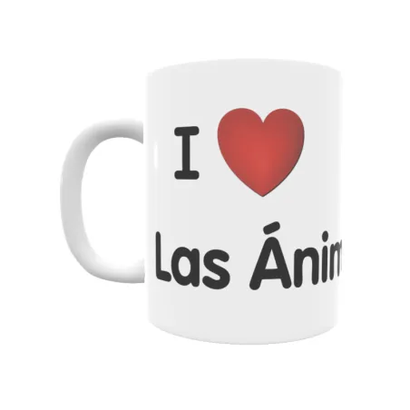 Taza - I ❤ Las Ánimas Regalo original y funcional. Taza personalizada de tu localidad.