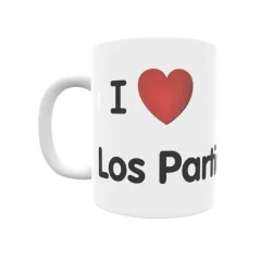 Taza - I ❤ Los Partidores Regalo original y funcional. Taza personalizada de tu localidad.