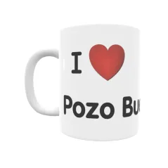 Taza - I ❤ Pozo Bueno Regalo original y funcional. Taza personalizada de tu localidad.