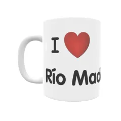 Taza - I ❤ Río Madera Regalo original y funcional. Taza personalizada de tu localidad.