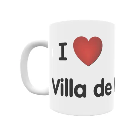 Taza - I ❤ Villa de Ves Regalo original y funcional. Taza personalizada de tu localidad.