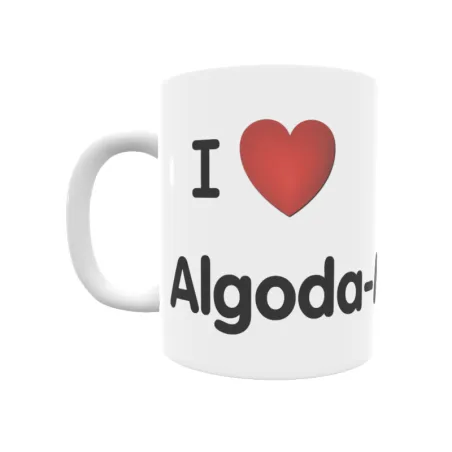 Taza - I ❤ Algoda-Matola Regalo original y funcional. Taza personalizada de tu localidad.