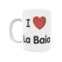 Taza - I ❤ La Baia Regalo original y funcional. Taza personalizada de tu localidad.