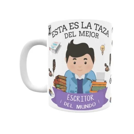 Taza personalizada con tu dedicatoria para EL mejor ESCRITOR