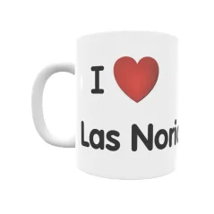 Taza - I ❤ Las Norias Regalo original y funcional. Taza personalizada de tu localidad.