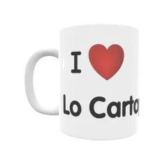 Taza - I ❤ Lo Cartagena Regalo original y funcional. Taza personalizada de tu localidad.